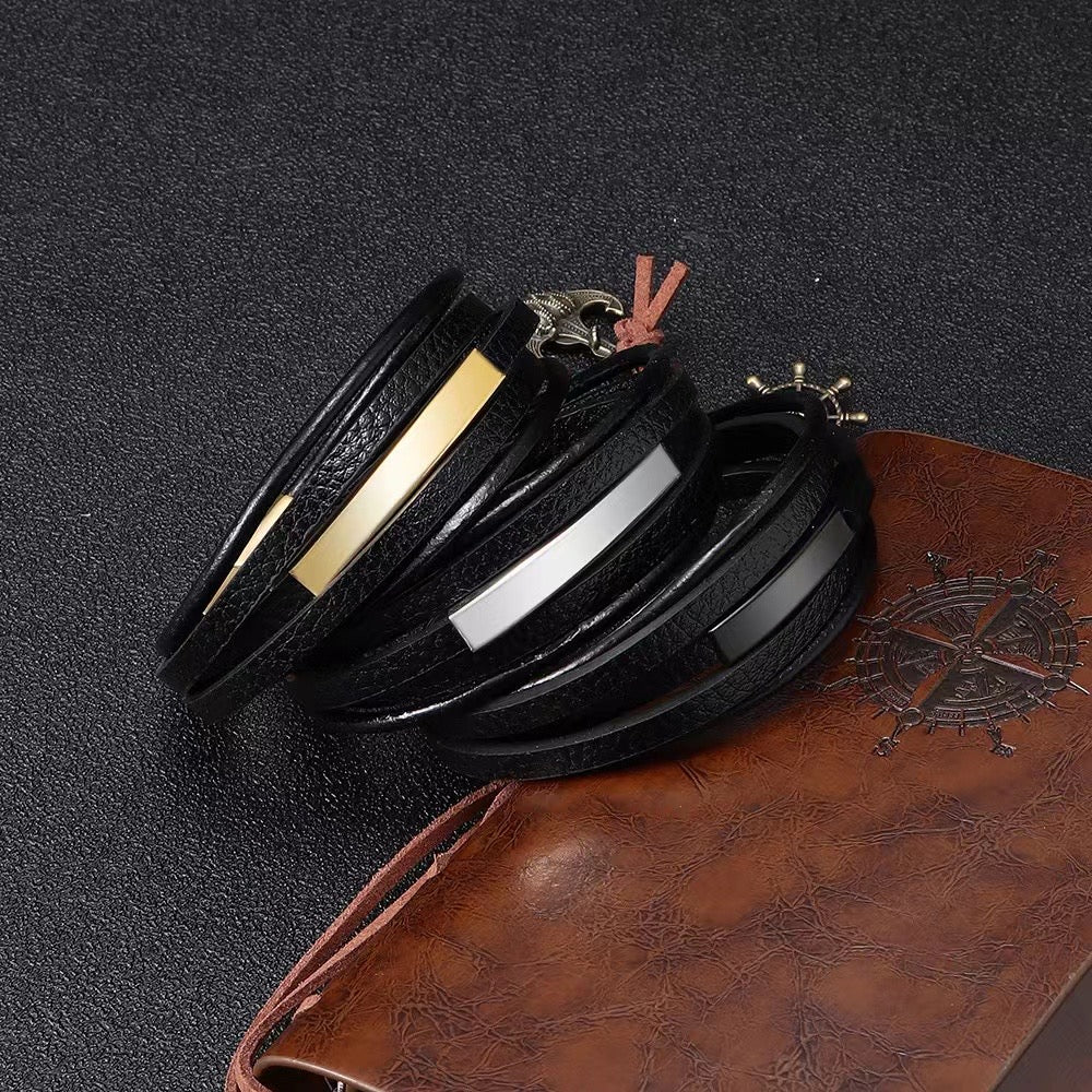Leather bracelet