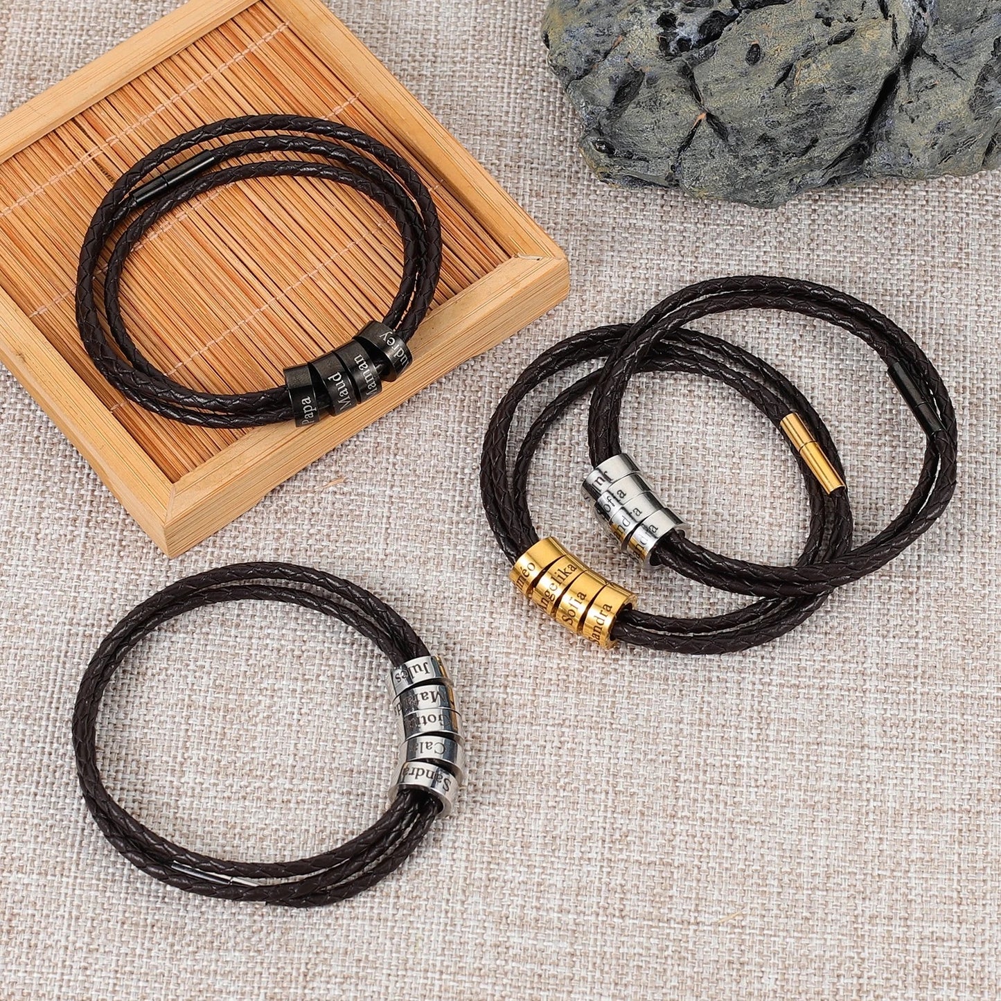 Leather bracelet