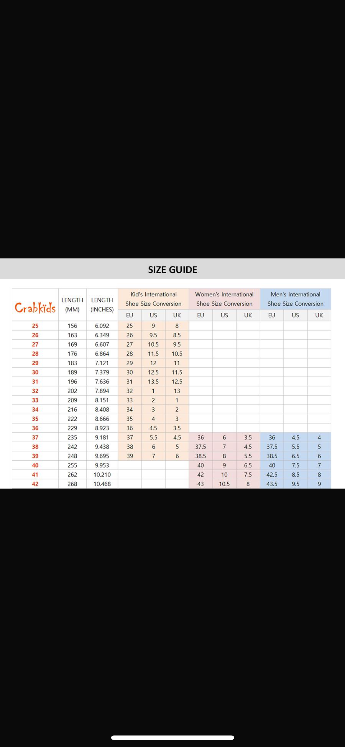 Crabkids girls school shoe