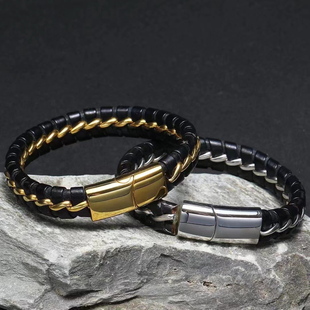 Leather bracelet