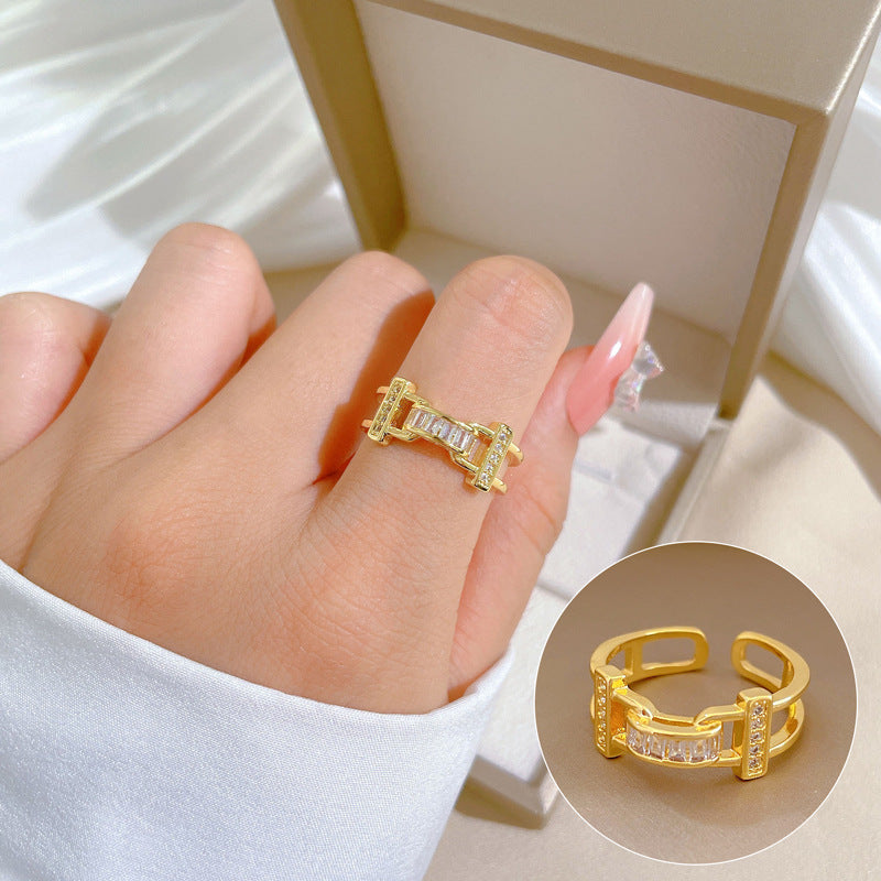 18k gold plated ring