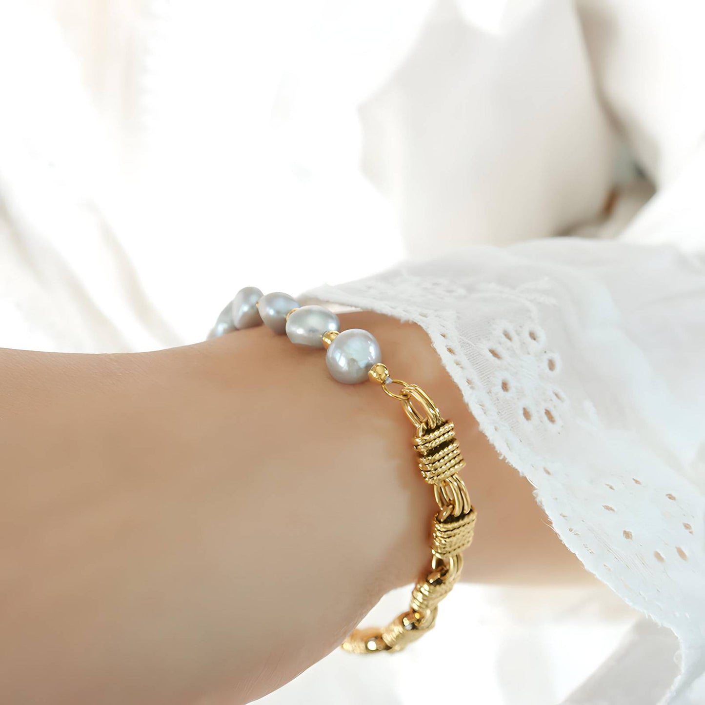 18K gold plated bracelet, Intensity