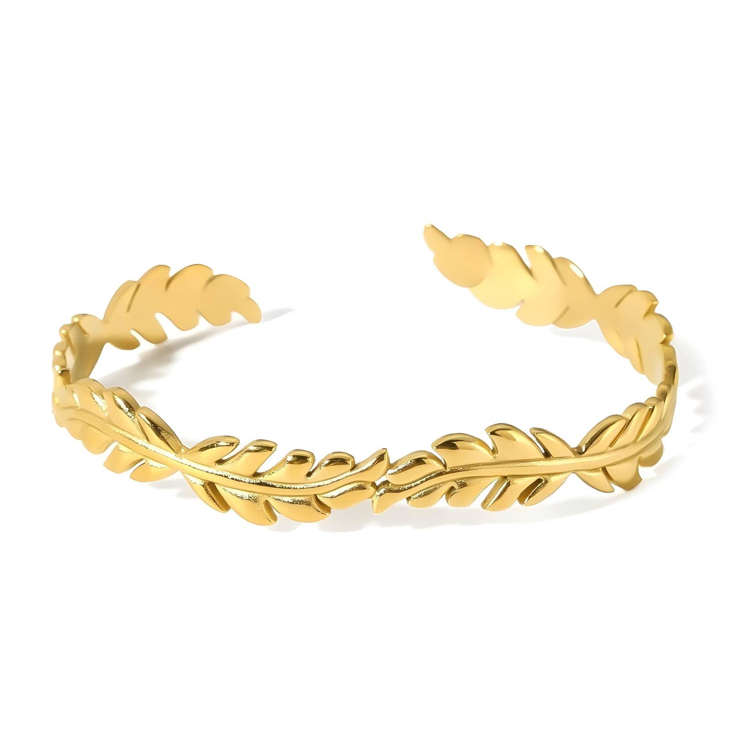 18K gold plated Stainless steel bracelet, Intensity