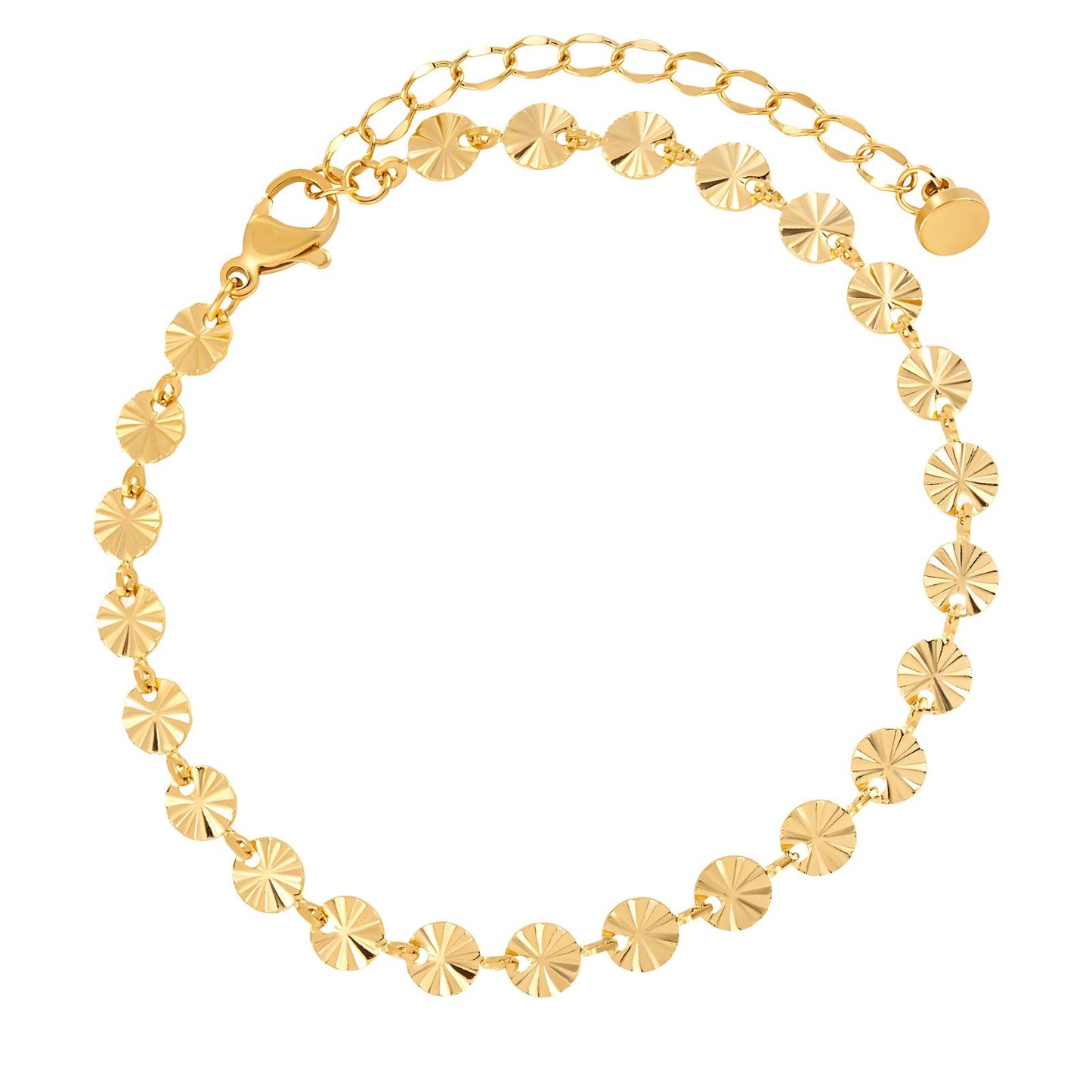 18K gold plated Stainless steel bracelet, Intensity