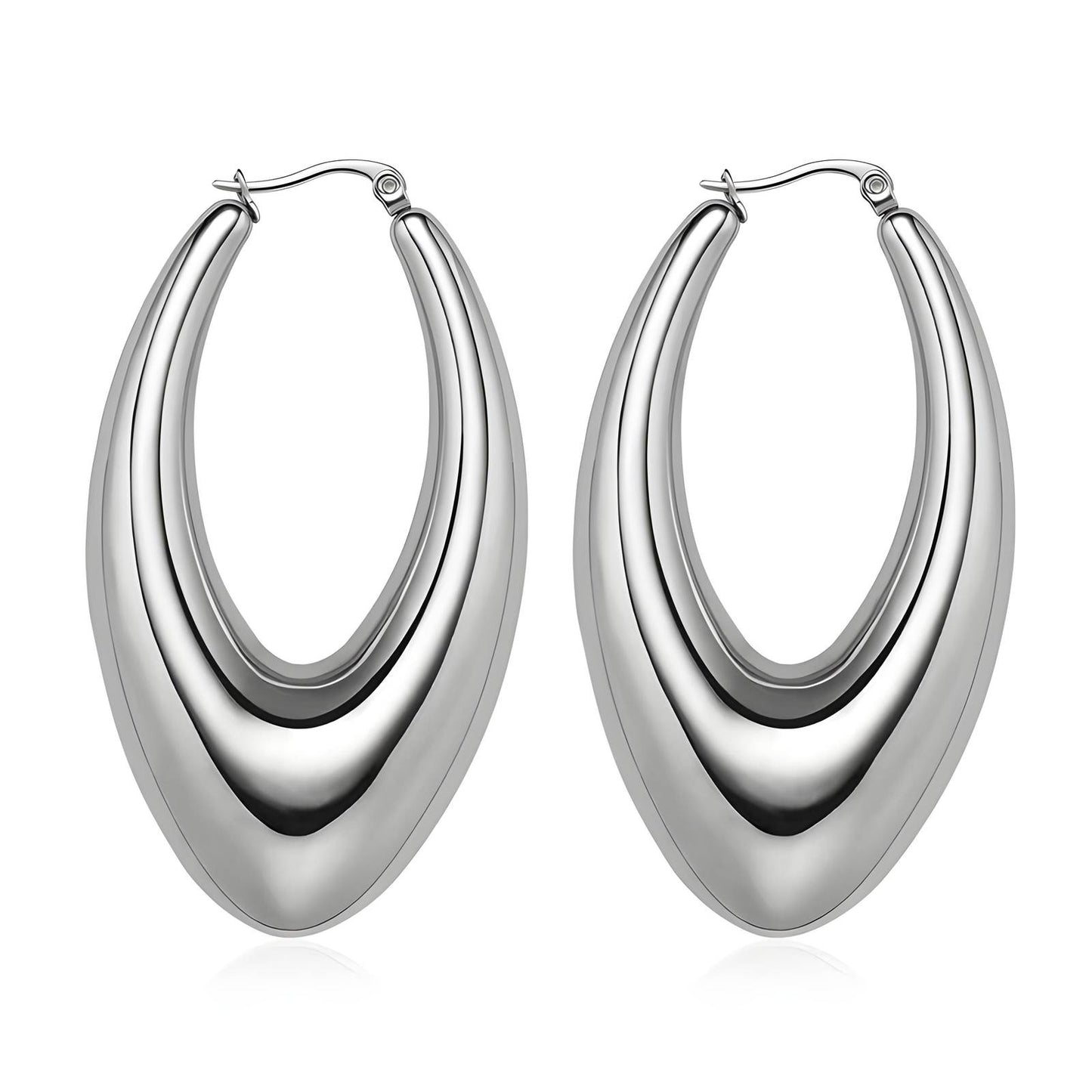 Stainless steel earrings, Intensity