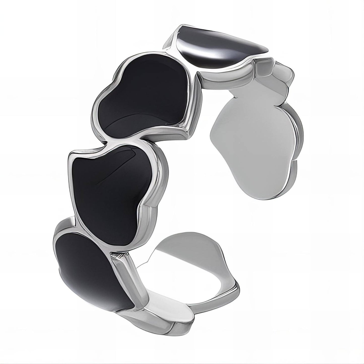 Stainless steel Hearts finger ring, Intensity