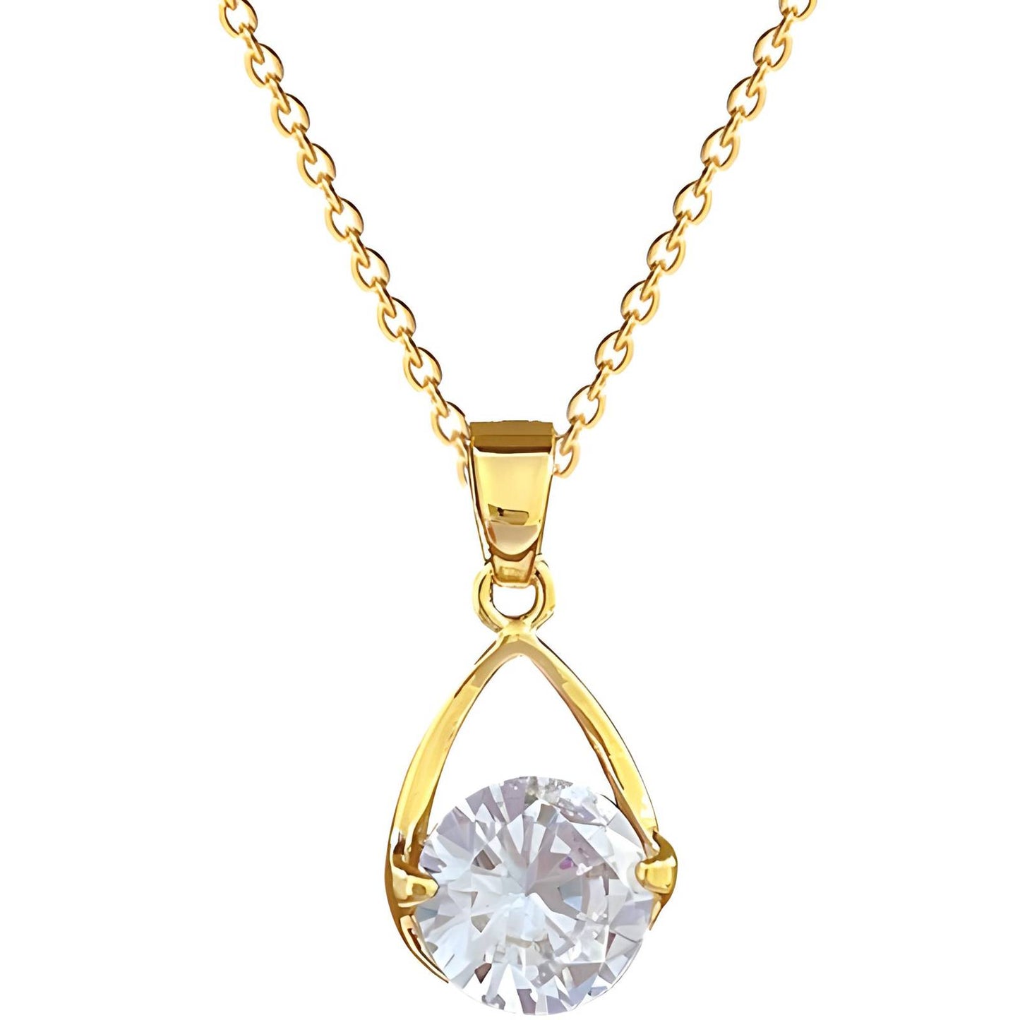 18K gold plated necklace, Intensity