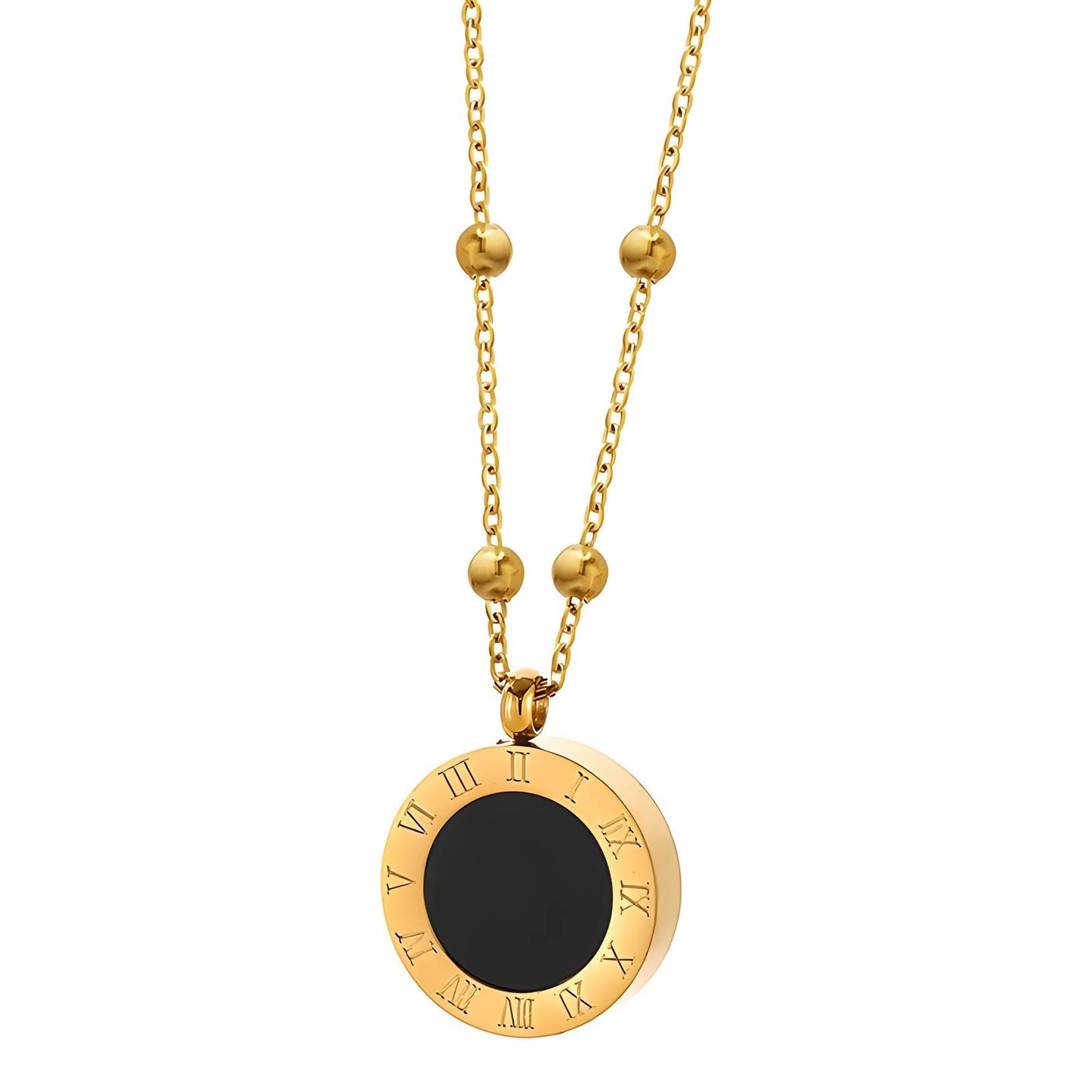 18K gold plated Stainless steel similar to the brand necklace, Intensity