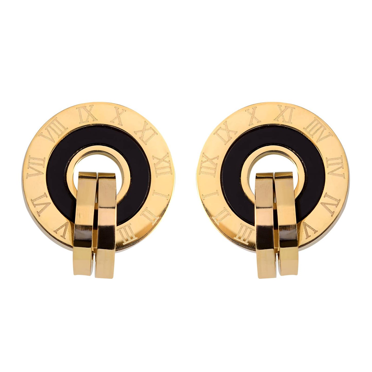 18K gold plated Inspired earrings, Intensity