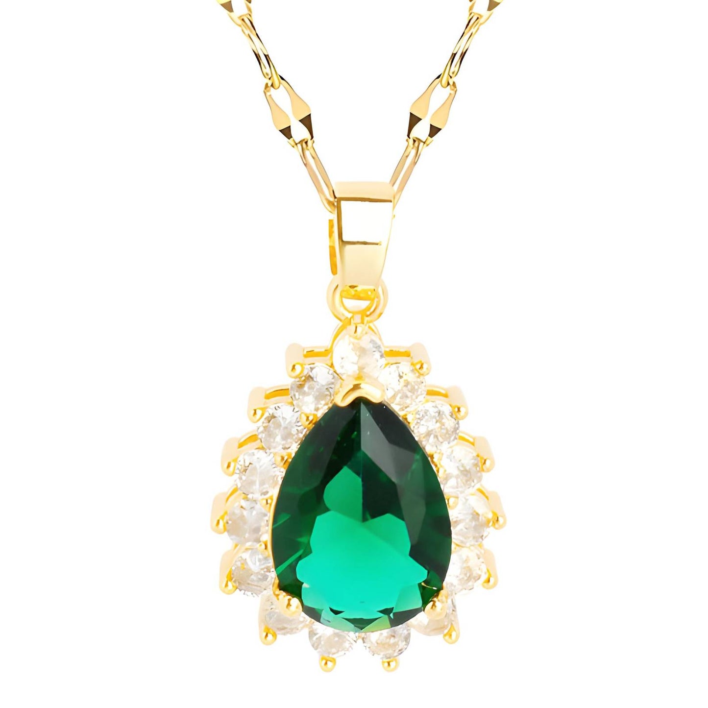 18K gold plated necklace, Intensity