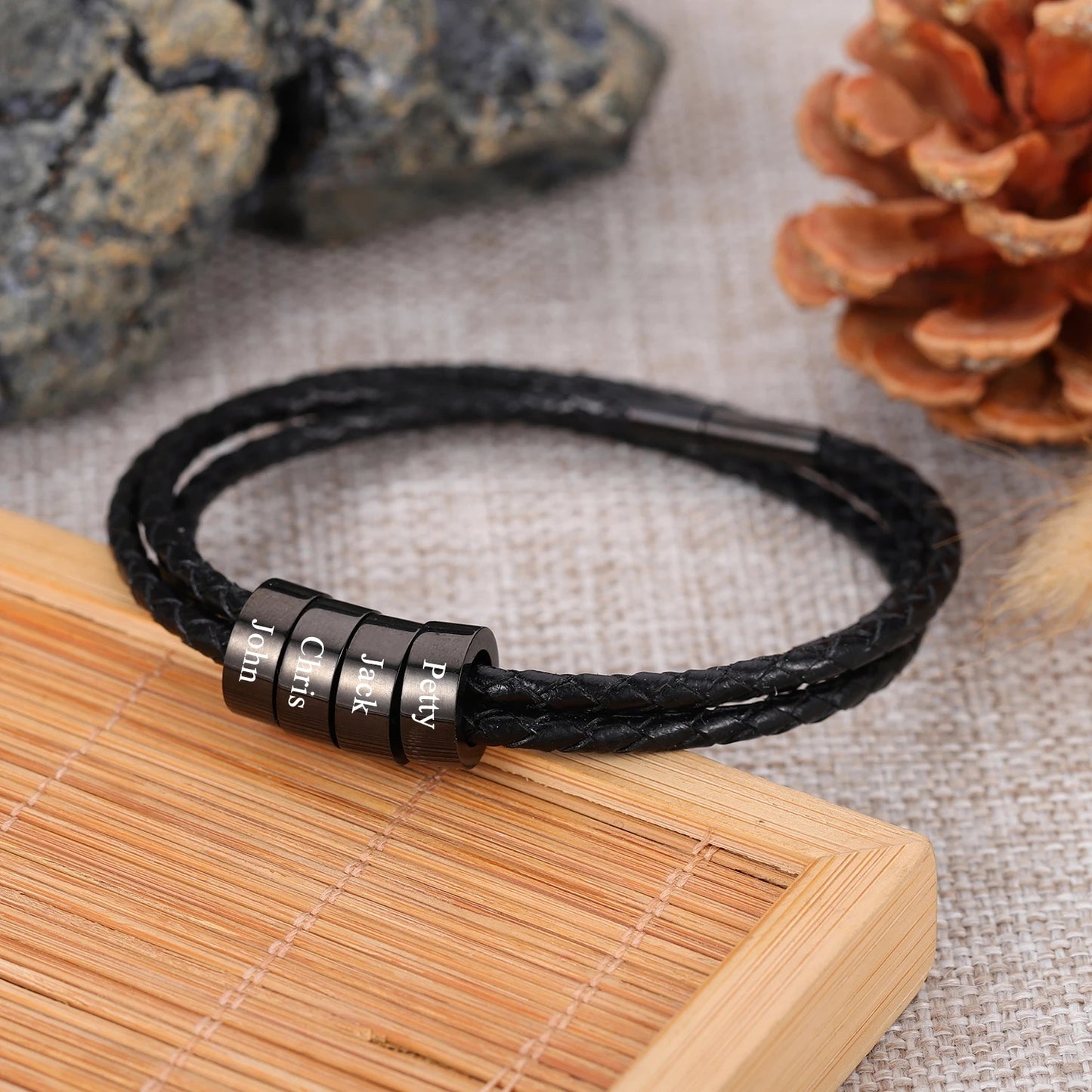Leather bracelet