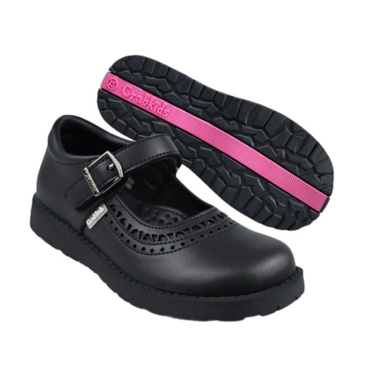 Crabkids girls school shoe