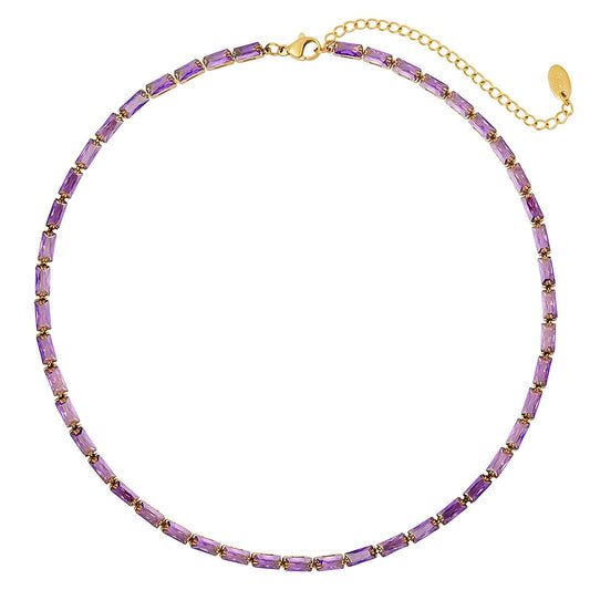 18K gold plated Stainless steel necklace, Intensity