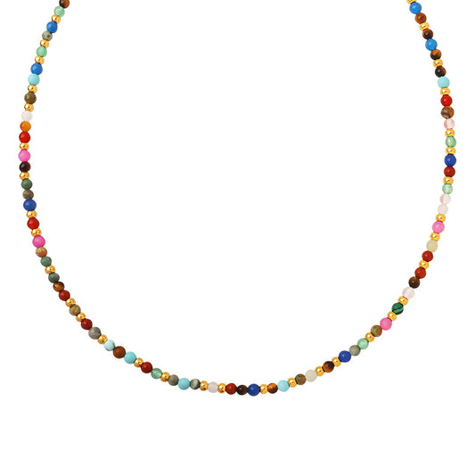 18K gold plated Stainless steel necklace, Intensity