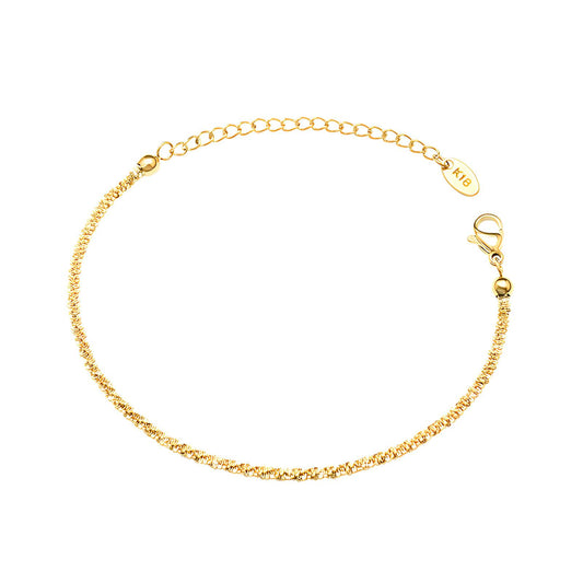 18K gold plated Stainless steel bracelet, Intensity