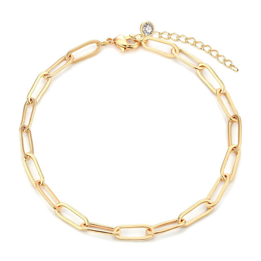 18K gold plated Stainless steel bracelet, Intensity