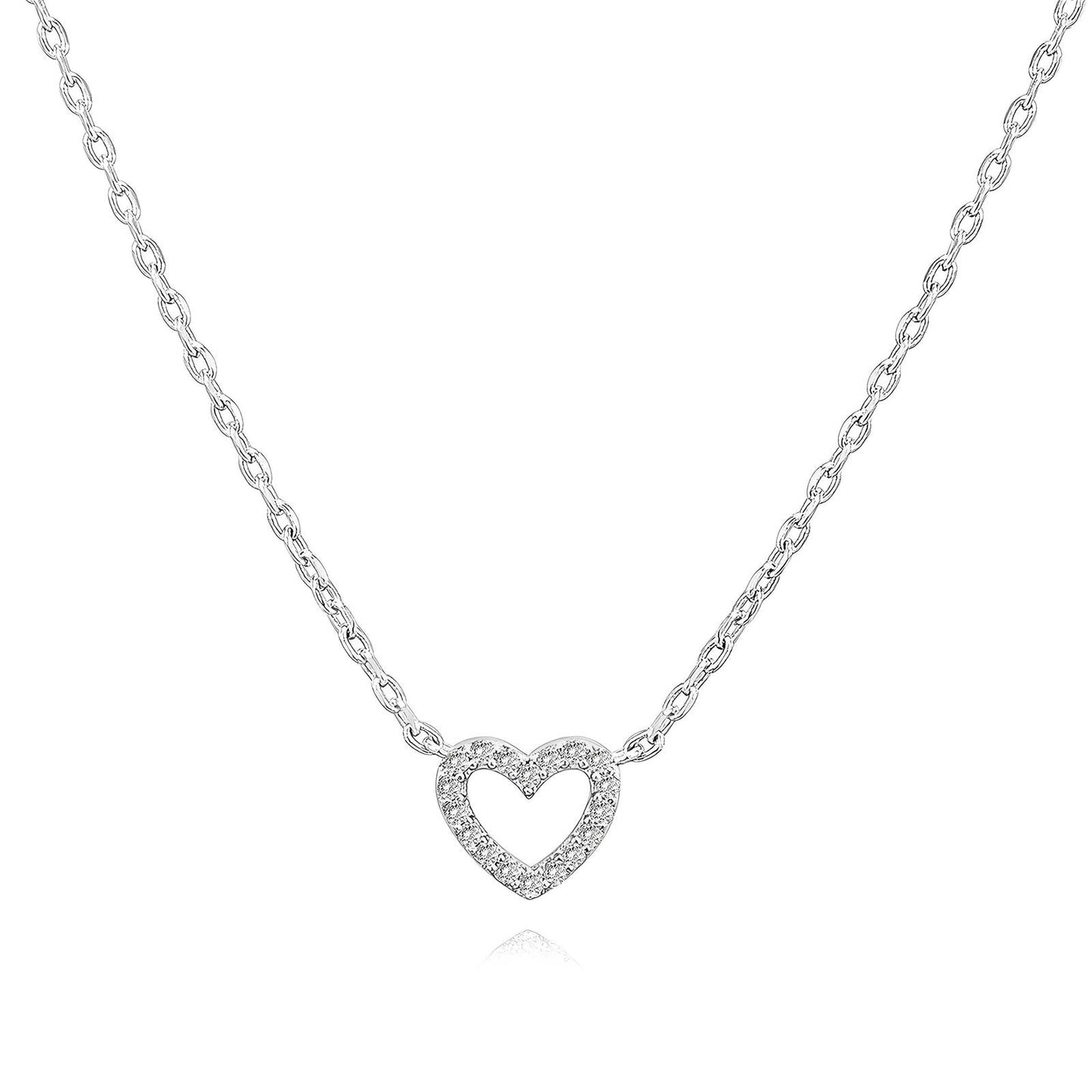 Stainless steel  Hearts necklace, Intensity