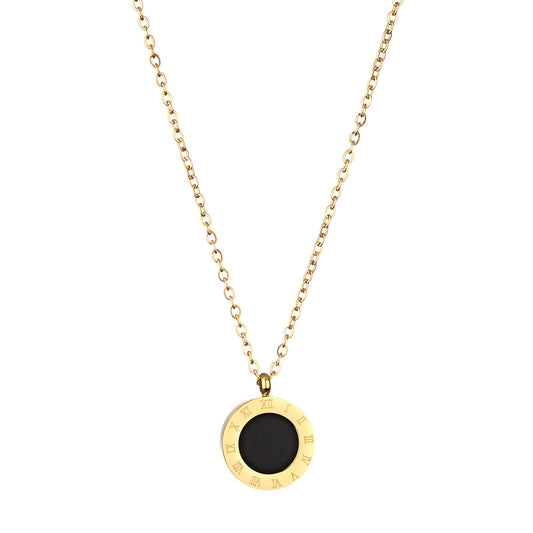 18K gold plated Stainless steel necklace, Intensity