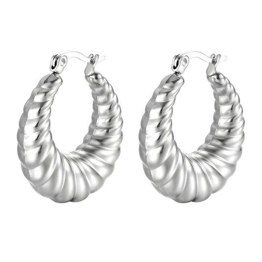 Stainless steel earrings, Intensity