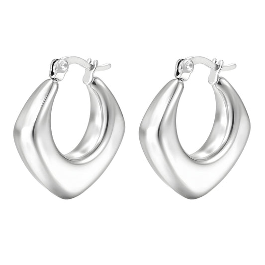 18K gold plated Stainless steel earrings, Intensity