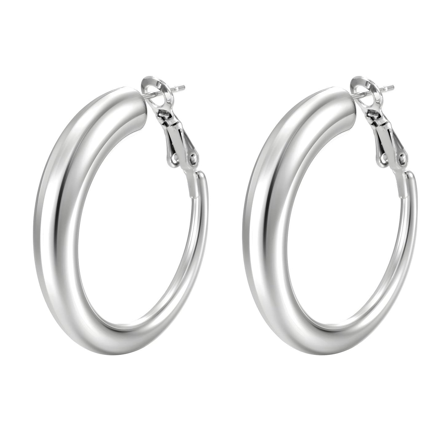 18K gold plated Stainless steel earrings, Intensity