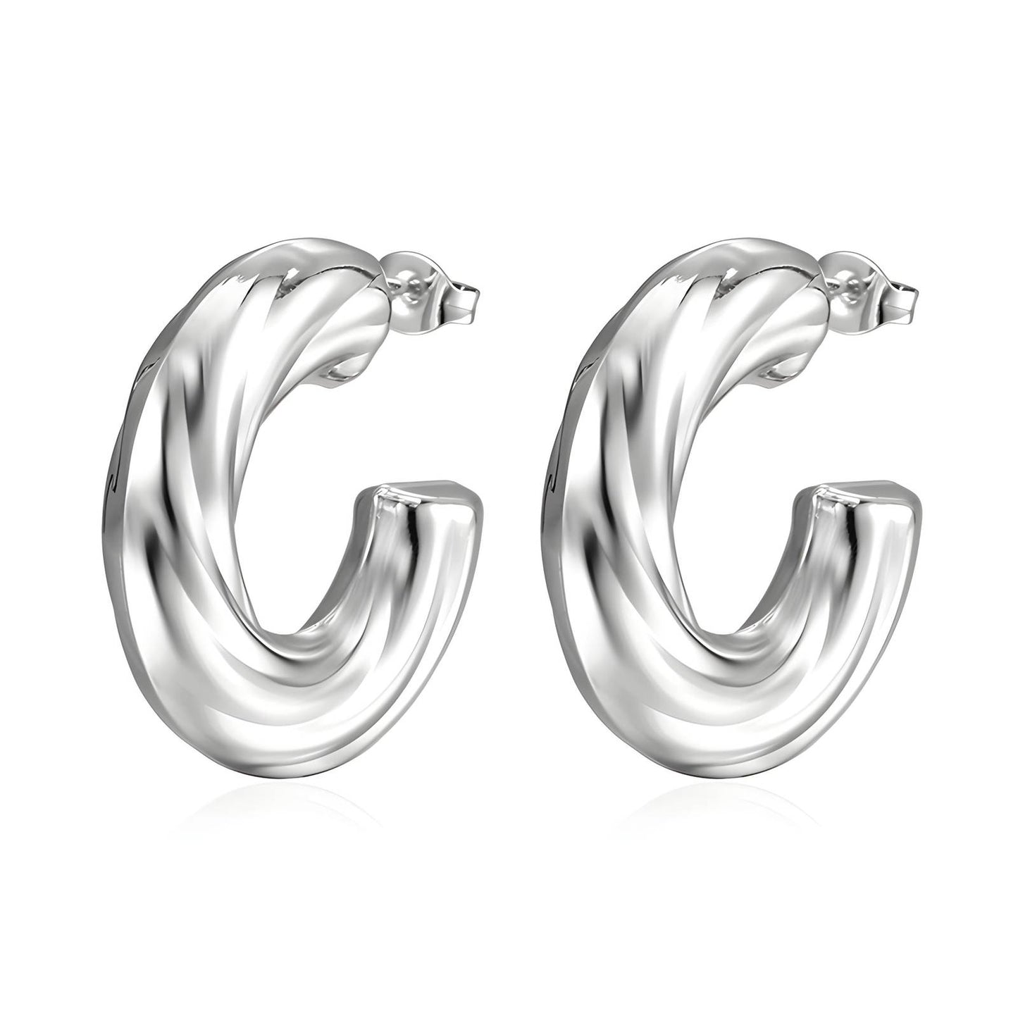 Stainless steel earrings, Intensity