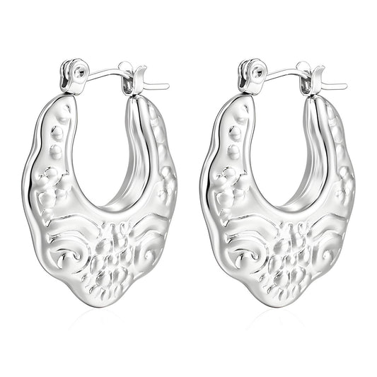 Stainless steel earrings, Intensity