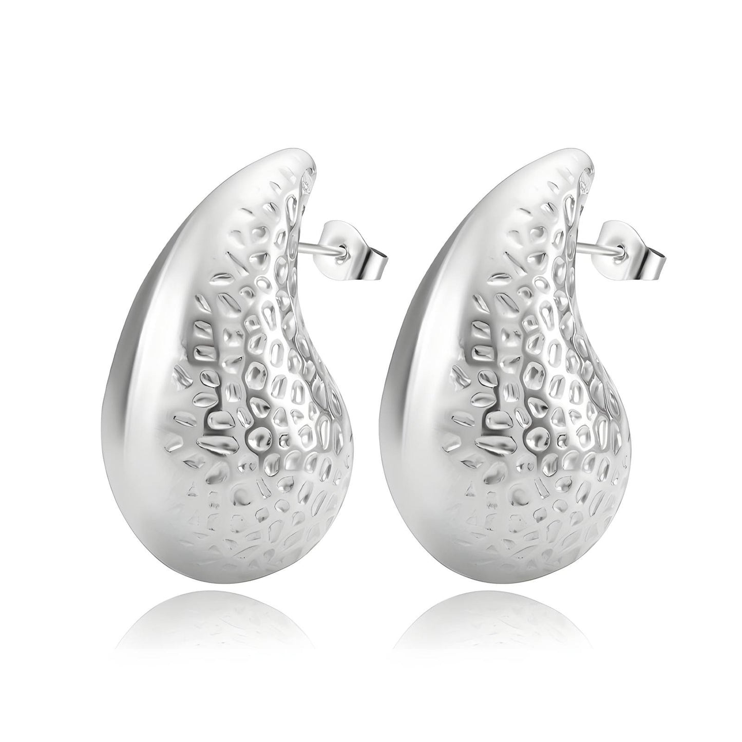 Stainless steel earrings, Intensity