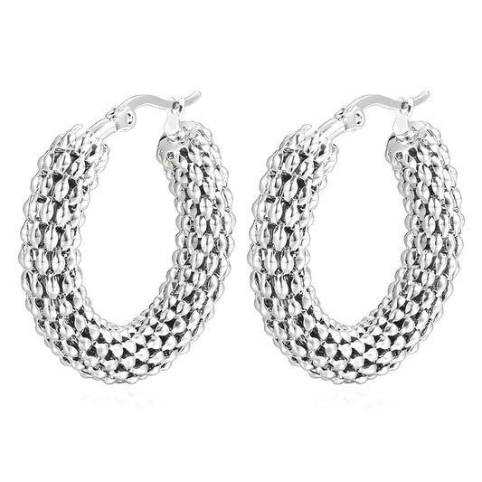 Stainless steel earrings, Intensity