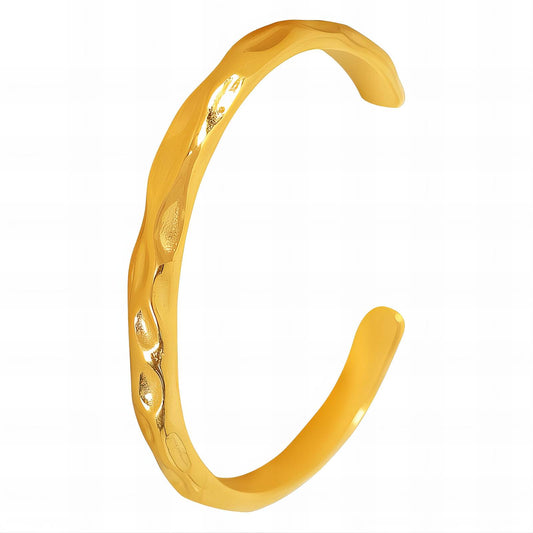 18K gold plated Stainless steel bracelet, Intensity