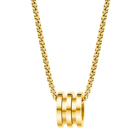 18K gold plated Stainless steel necklace, Intensity