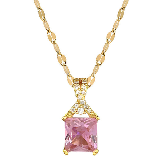 18K gold plated necklace, Intensity