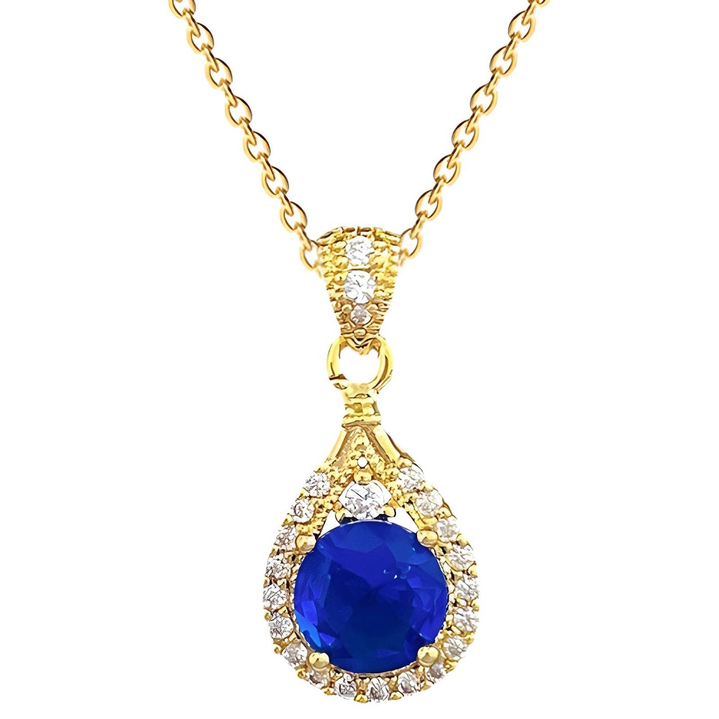 18K gold plated necklace, Intensity