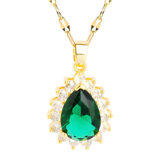 18K gold plated necklace, Intensity