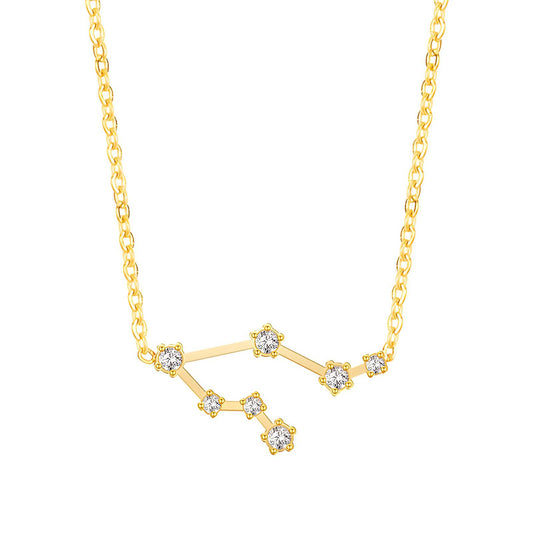 18K gold plated Stainless steel  Constellations necklace, Intensity