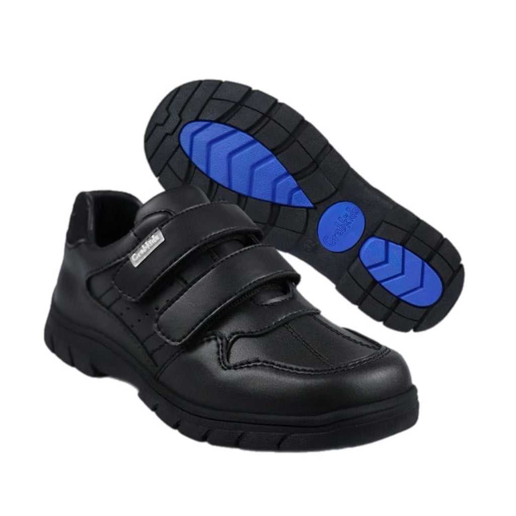 Crabkids boys school shoes