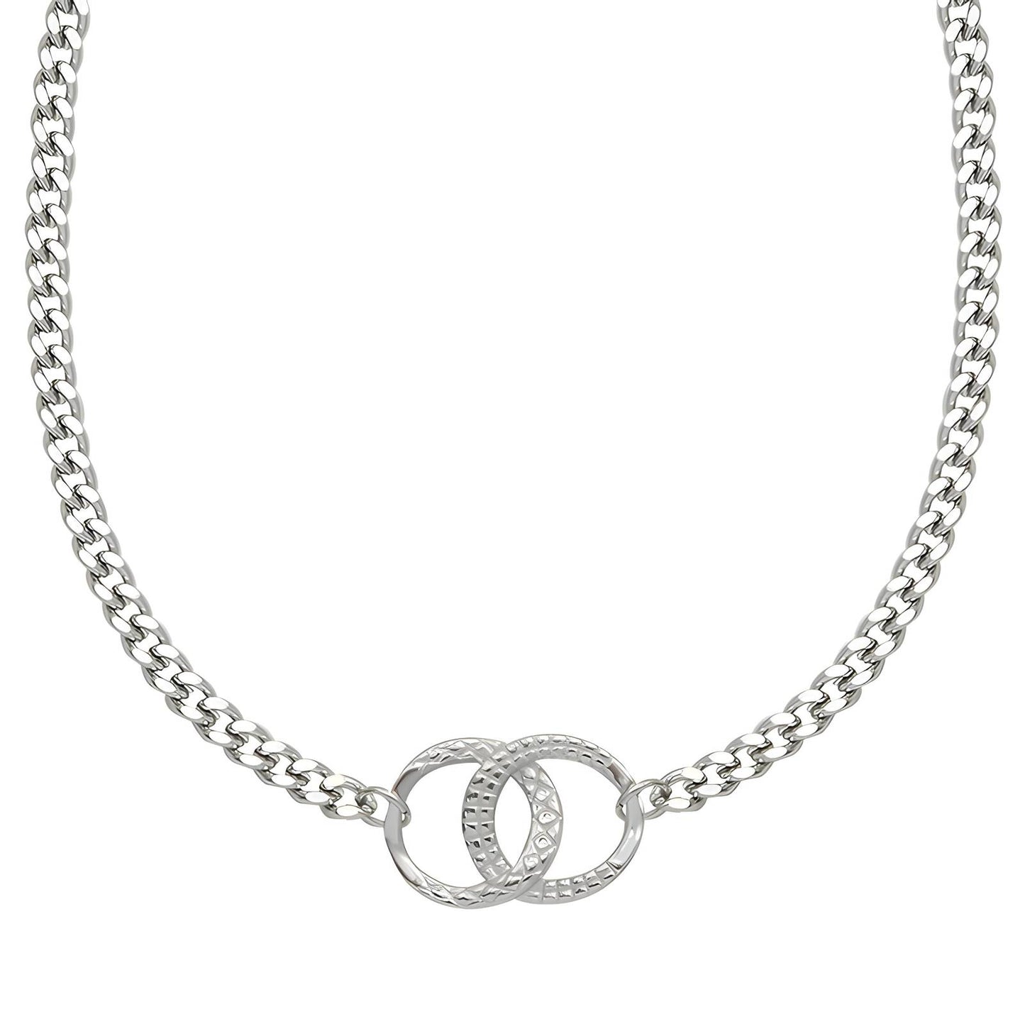 Stainless steel  Infinity necklace, Intensity