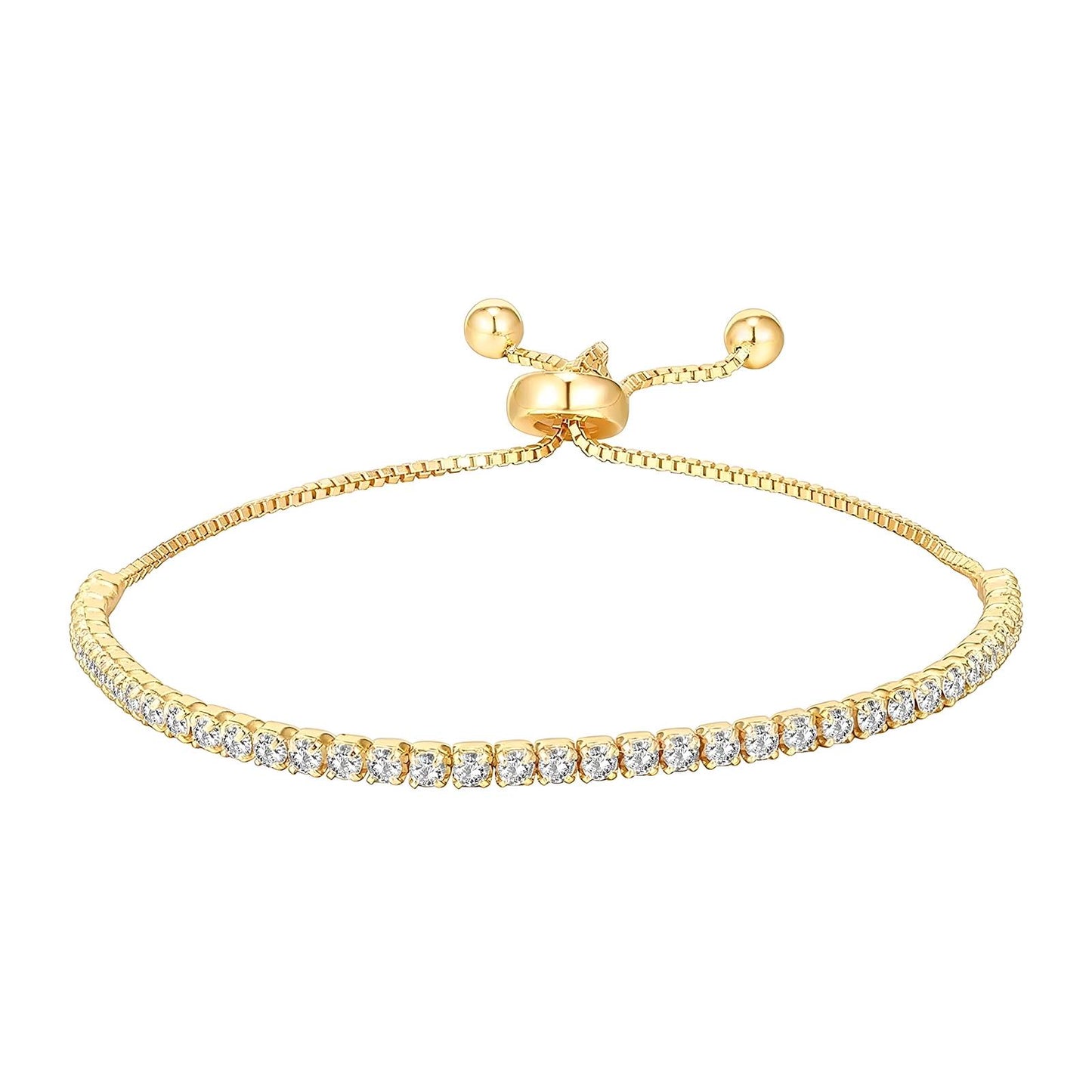 18K gold plated Stainless steel bracelet, Intensity